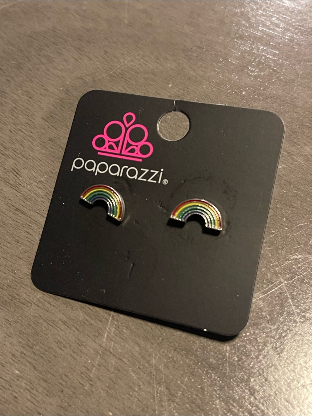 NEW Rainbow Stud Earrings
